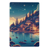 Dreamy Coastal Night ミニクリップボード (裏面)