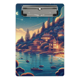 Dreamy Coastal Night ミニクリップボード