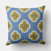 Dreamy Cornflower心地よい:で宇宙を高める クッション (裏面)