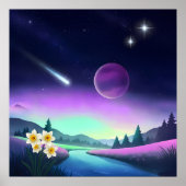 Dreamy Cosmic Landscape  ポスター (正面)