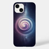 Dreamy Cosmic Nebula Spiral Vortex Abstract Pastel Case-Mate iPhoneケース (裏面)