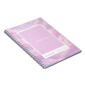 Dreamy Cotton Candy Cloudscape Block Quote Classic ノートブック (右側)