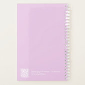 Dreamy Cotton Candy Cloudscape Block Quote Small プランナー手帳 (裏面)