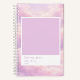 Dreamy Cotton Candy Cloudscape Color Swatch Small ノートブック