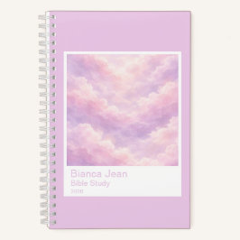 Dreamy Cotton Candy Cloudscape Photo Swatch Small ノートブック