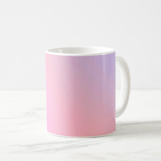 Dreamy Cotton Candy Pastel Gradient コーヒーマグカップ (正面右)