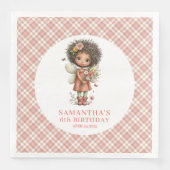 Dreamy Cute Fairy Blush Flowers 2nd Birthday  (正面)