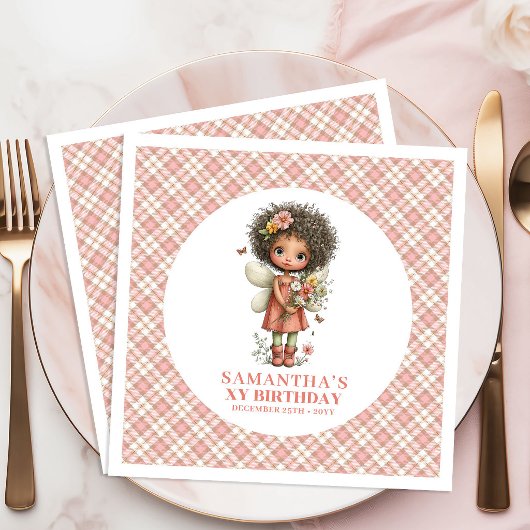 Dreamy Cute Fairy Blush Flowers 2nd Birthday 