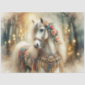 Dreamy Decorated Fairytale Horse Decoupage 薄葉紙 (正面)