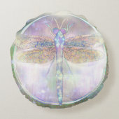 Dreamy Dragonfly “Messenger of Becoming Light” ラウンドクッション (裏面)
