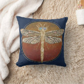 Dreamy Dragonfly “Messenger of Gilded Night” クッション (ブランケット)