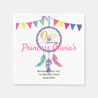 Dreamy Dreamcatcher Birthday Celebration スタンダードカクテルナプキン