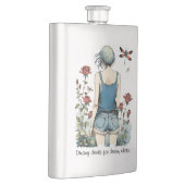 Dreamy Drinks For Dreamy Chicks フラスク (右)