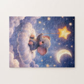 Dreamy elephant and midnight moon 252 piece jigsaw ジグソーパズル (横)