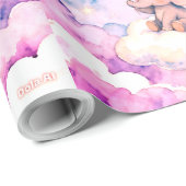 Dreamy elephant and stars giant wrapping roll ラッピングペーパー (ロールコーナー)