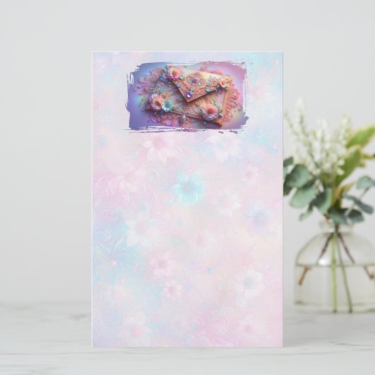 Dreamy Envelope Stationery 便箋 (スタンド正面)