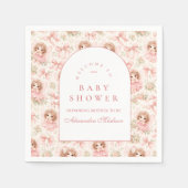 Dreamy Fairy Garden Baby Shower スタンダードカクテルナプキン (正面)