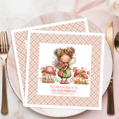 Dreamy Fairy Whimsical Floral Birthday Party Napki