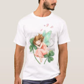 Dreamy Fairy With Clover Magic Dancing Tシャツ (正面)