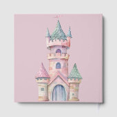 Dreamy Fairytale Dragon Pink Princess Baby Shower  ゲストブック (裏面)
