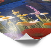 Dreamy Fantasy Landscape Tapestry – Mountains & Bl フォトプリント (角)