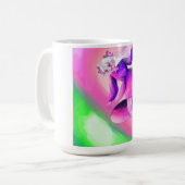 Dreamy Fantasy Princess Illustration Coffee Mug コーヒーマグカップ (正面左)