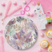 Dreamy Feminine Design Paper Plate ペーパープレート (パーティー)