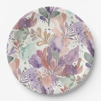 Dreamy Feminine Design Paper Plate ペーパープレート