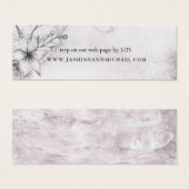 Dreamy Floral | ウェディング ウェブサイトカード (正面&裏面)
