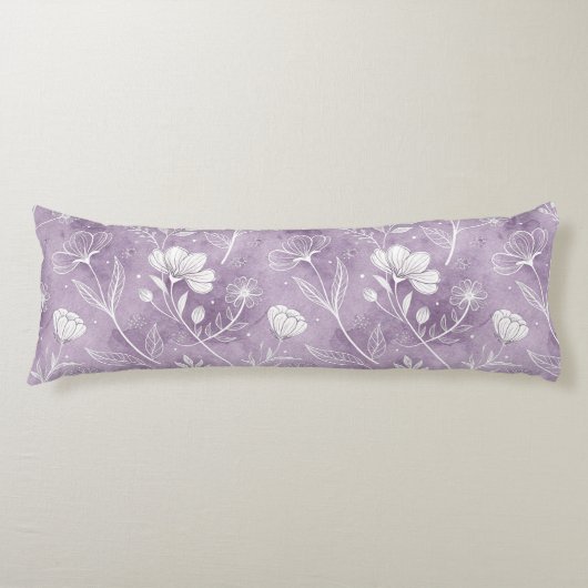 Dreamy Floral Botanical Body Pillow ボディピロー (正面)
