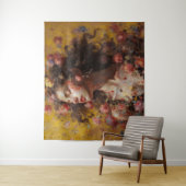 Dreamy Floral Goddess – Romantic Tapestry Wall Art タペストリー (インサイチュ)