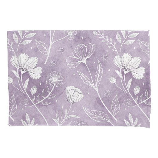 Dreamy Floral Pillowcase Design 枕カバー (正面)