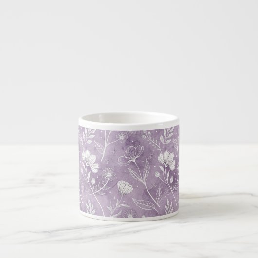 Dreamy Floral Specialty Mug – Art with a Twist エスプレッソカップ (正面)