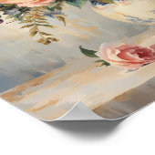 Dreamy Floral Texture – Gentle Flower Style ポスター (角)