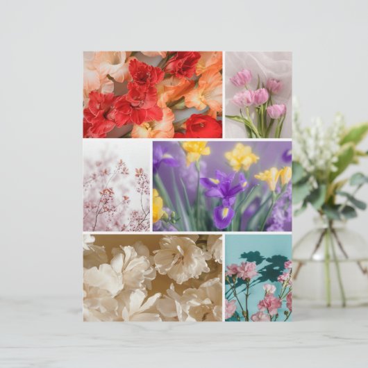 Dreamy Flowers Scrapbook Cutout paper (スタンド正面)