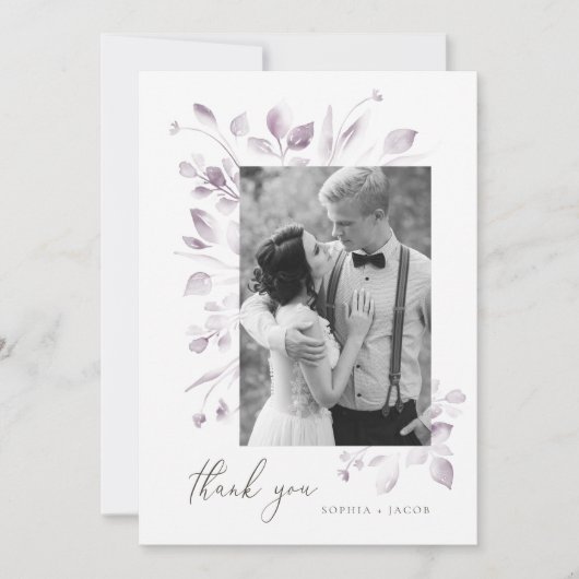 Dreamy Foliageサンキューカード サンキューカード (正面)