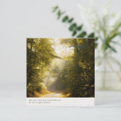 Dreamy forest nature aesthetic, greeting カード (スタンド正面)