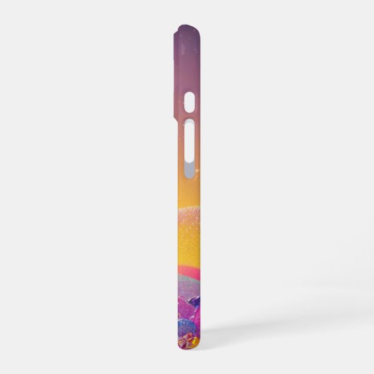 Dreamy Gemstone Glow Phone Case iPhone 16ケース (左側面)