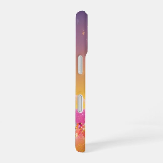 Dreamy Gemstone Glow Phone Case iPhone 16ケース (右側面)