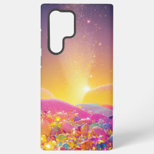 Dreamy Gemstone Glow Phone Case Samsung Galaxy S22 Ultraケース