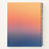 Dreamy Girl with Butterflies – Colorful Notebook  ノートブック (裏面)