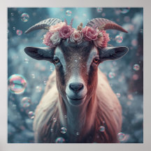Dreamy Goat Art