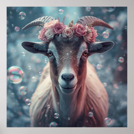 Dreamy Goat Art ポスター (正面)