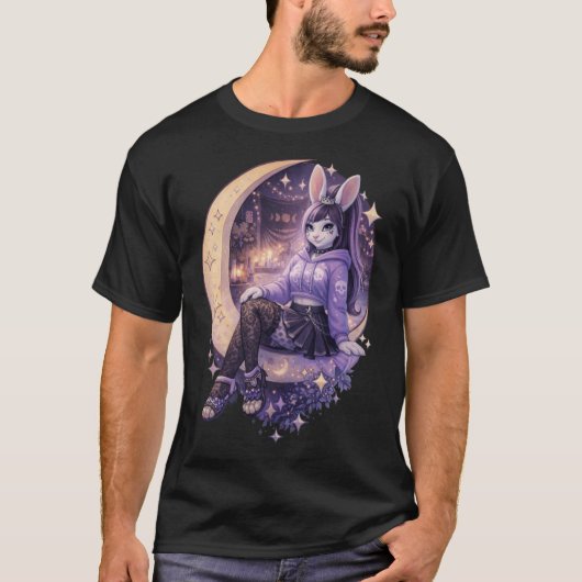 Dreamy Goth Bunny Tシャツ (正面)