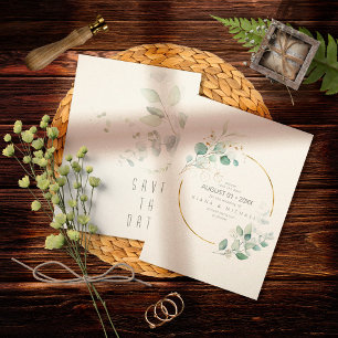 Dreamy Greeneryの結婚緑/青ID817 セーブザデート