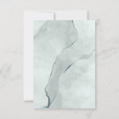 Dreamy Greeneryの結婚緑/青ID817 出欠カード (裏面)