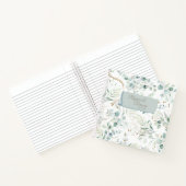 Dreamy Greenery Pattern Green/Blue ID817 ノートブック (内部)