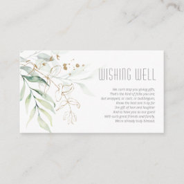 Dreamy Greenery Wishing Well V3 Green/Blue ID817 エンクロージャーカード