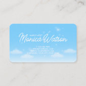 Dreamy Heart Cloud Sky 名刺 (裏面)