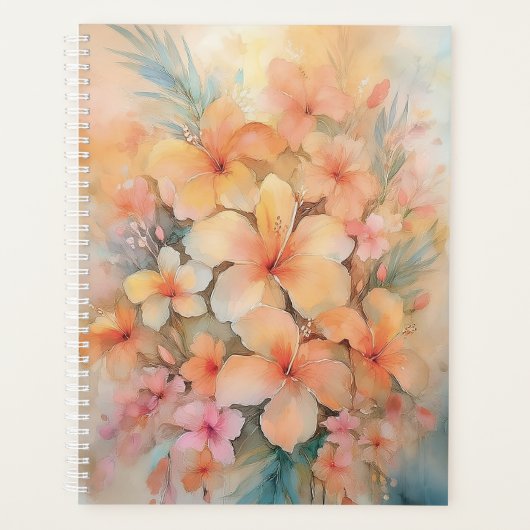 Dreamy Hibiscus Planner プランナー手帳 (正面)